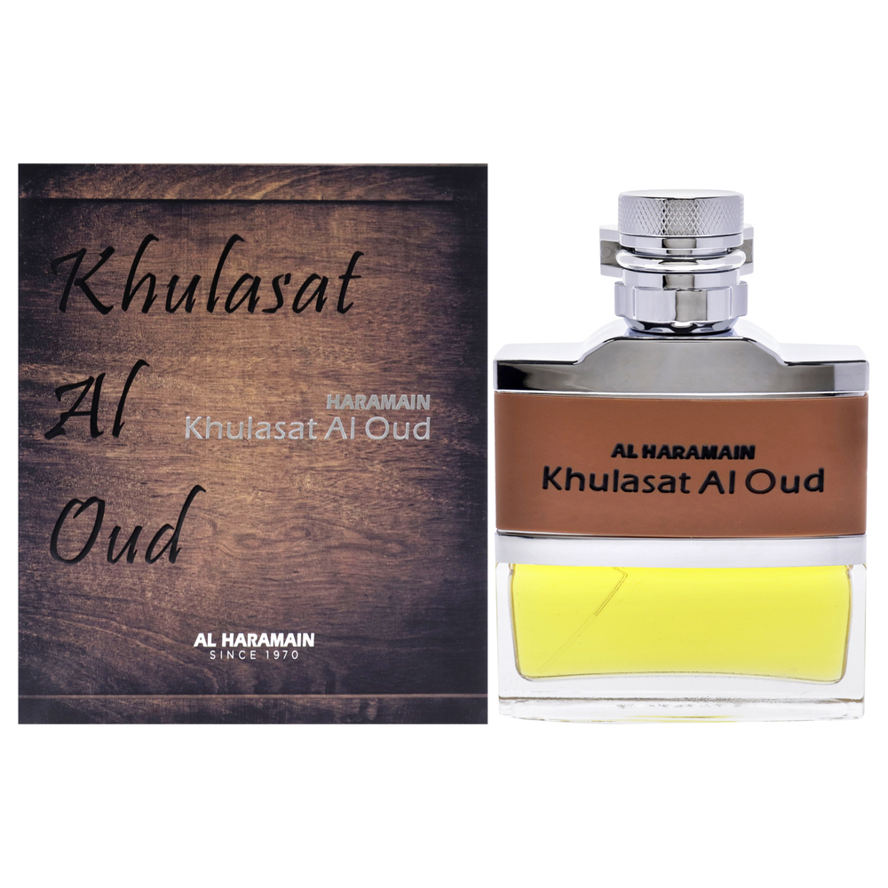 Khulasat Al Oud by Al Haramain for Men - 3.3 oz EDP Spray